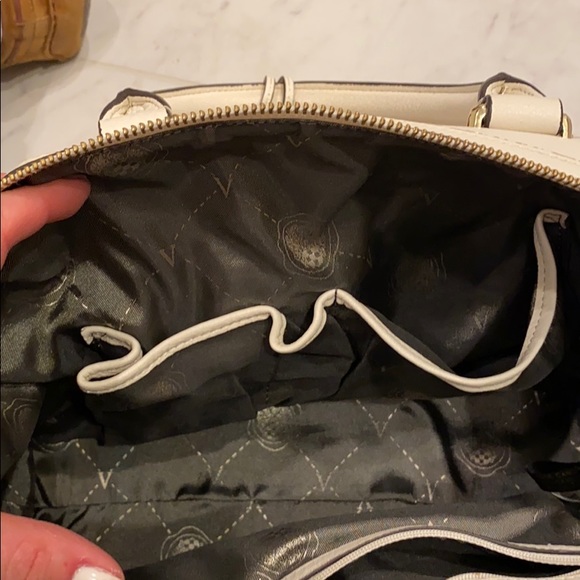 Vince Camuto cream colored Jill Satchel - Picture 6 of 8